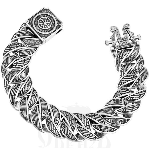 охранный браслет «божья сила», серебро 925 пробы (арт. 105.356)